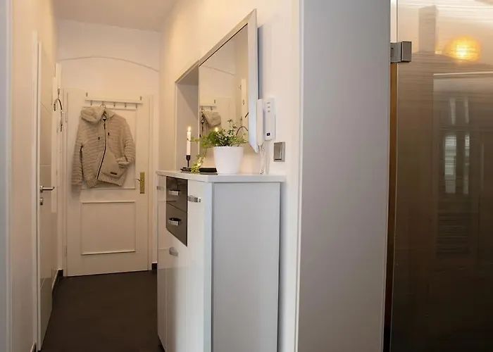 アパート Md-7 Lutherstrasse 15 - Luxus-wasserbett-smarttv-terrasse-2schlafzimmer